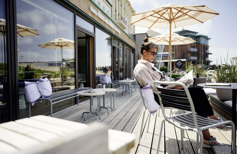 Sonnenterrasse am Meer auf Norderney - Hotel Haus am Meer